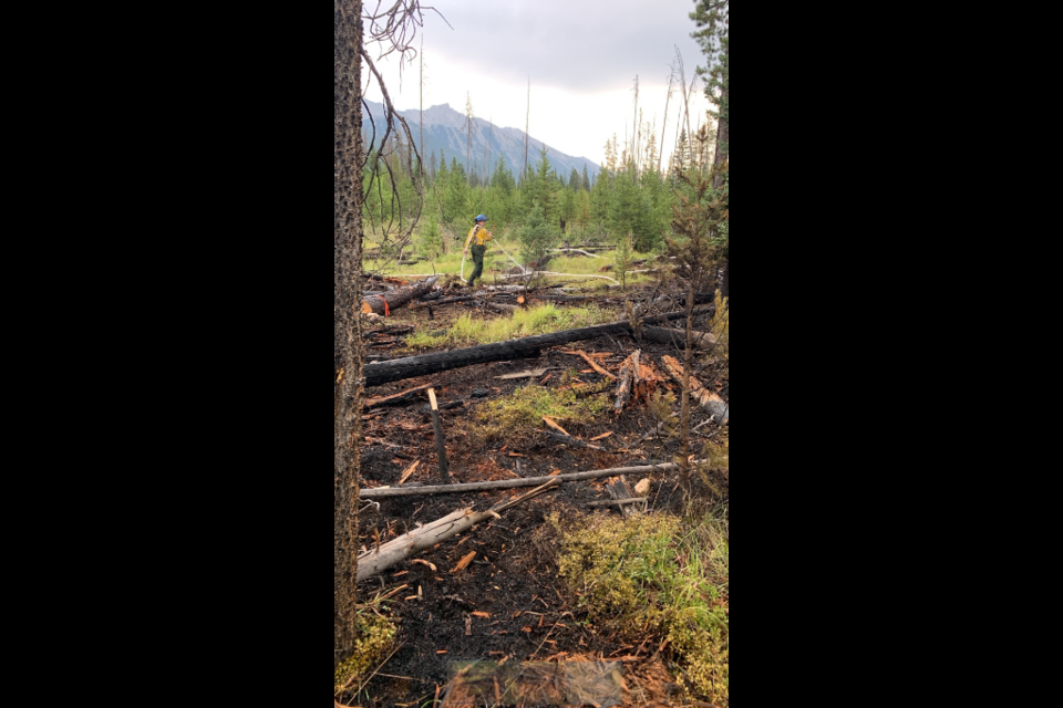 Carrot Creek fire in Banff National Park on Aug. 10. PARKS CANADA PHOTO