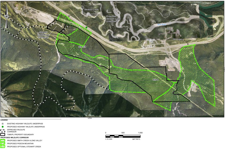 The proposed Smith Creek Wildlife corridor. 
SUBMITTED 
