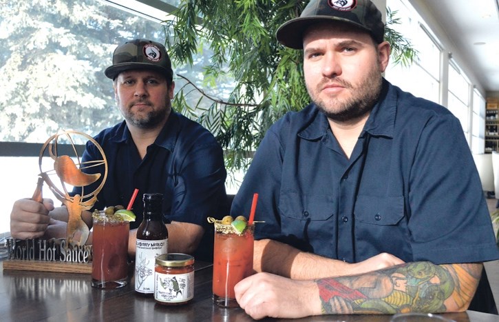 Bow Valley BBQ owner Jamie Ayles, right, and operations manager Chris Dean.