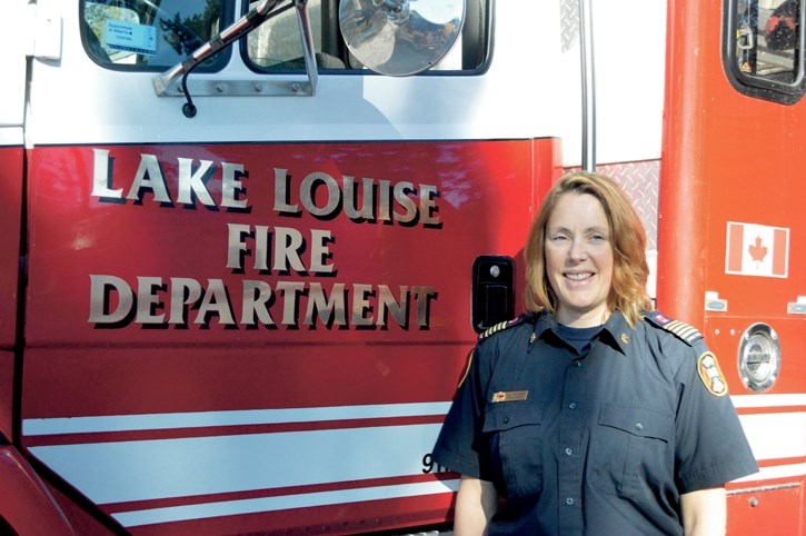 Lake Louise Fire Chief Keri Martens.