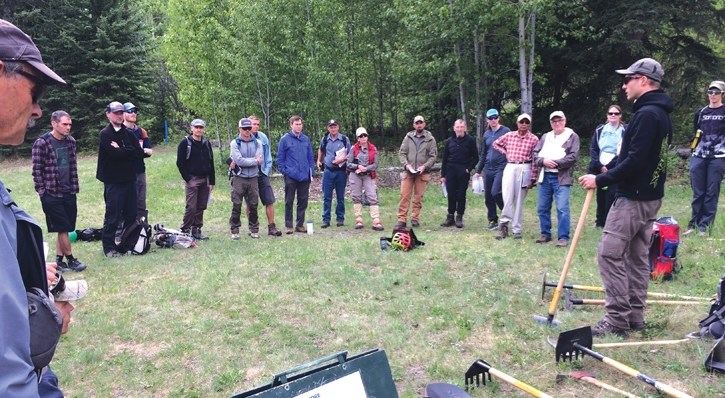 Friends of Kananaskis Country and Greater Bragg Creek Trail Association held an annual crew leader training on Saturday (June 2) at the Canmore Nordic Centre. Part of the