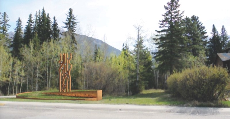 Tony Bloom’s sculpture Orogens: The Canmore Formation will be the 10th public art piece installed in Canmore. The piece is about Canmore and the geology that cradles it.