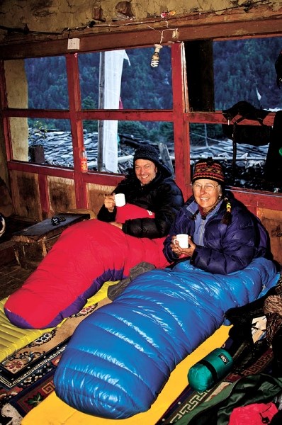 Pat and Baiba Morrow spent the month of December, 2010 trekking up to the Tibet border through the remote Tsum Valley in central Nepal, where they were hosted in family homes 