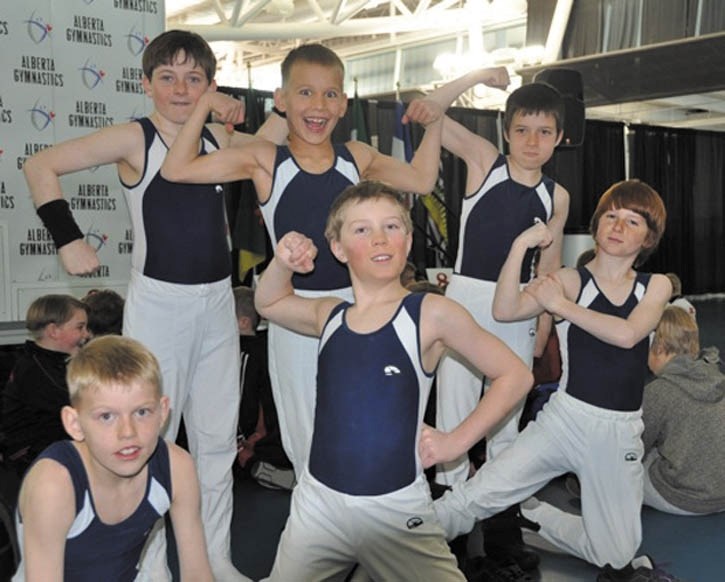 The boys Canmore Illusions gymnasts brought home the hardware from the provincial championships in Lethbridge on April 17.