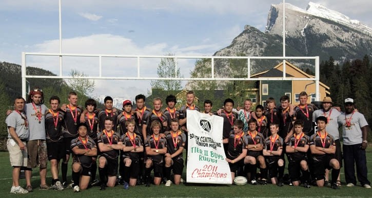 The Banff High School Rugby boys clinched the zone championship against Strathcona-Tweedsmuir on Monday (June 6).