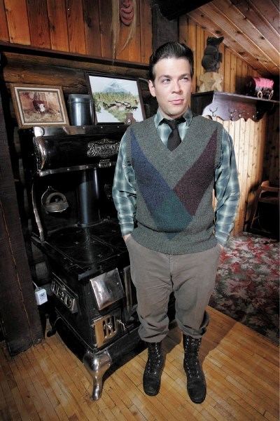 Banff born and raised actor Juan Riedinger plays Peter Whyte in Drawing Home.