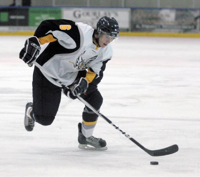 Justin Krabben is one of three 20-year-olds on the Canmore Eagles with legitimate trade value.