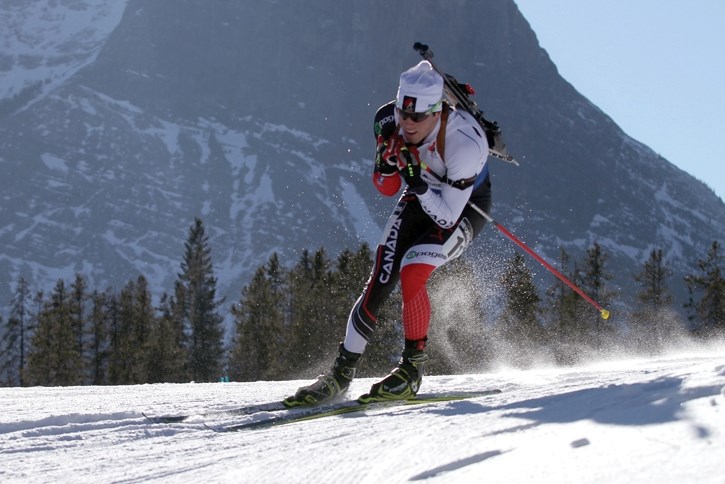 Nathan Smith blew away the field in both IBU Cup sprints at the Canmore Nordic Centre on Saturday and Sunday, winning back-to-back gold medals.