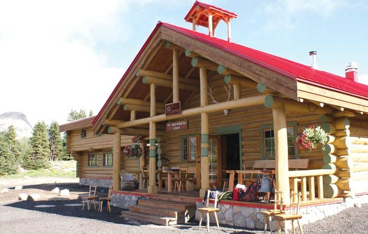 The newly restored Mount Assiniboine Lodge.