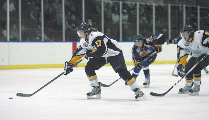 Zack Rassell was re-acquired by the Canmore Eagles from Prince George to add scoring punch to the lineup.