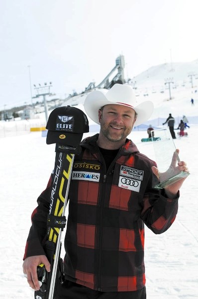 Paul Stutz captures a World cup start by winning the overall NorAm title at Canada Olympic Park in Calgary, Saturday (March 16).