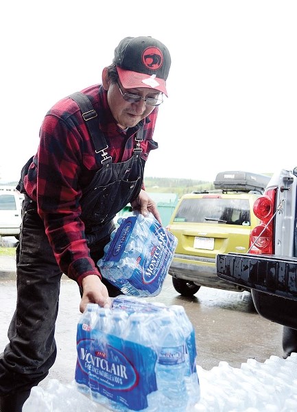 Clean drinking water is distributed to residents of Morley.