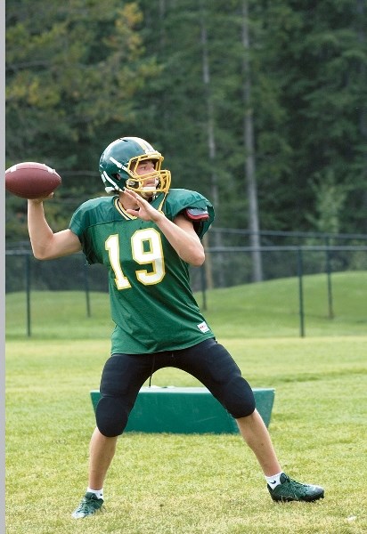 Quarterback Mark Grain will lead the Bow Valley Wolverines into battle Saturday (Sept. 7) against Taber.