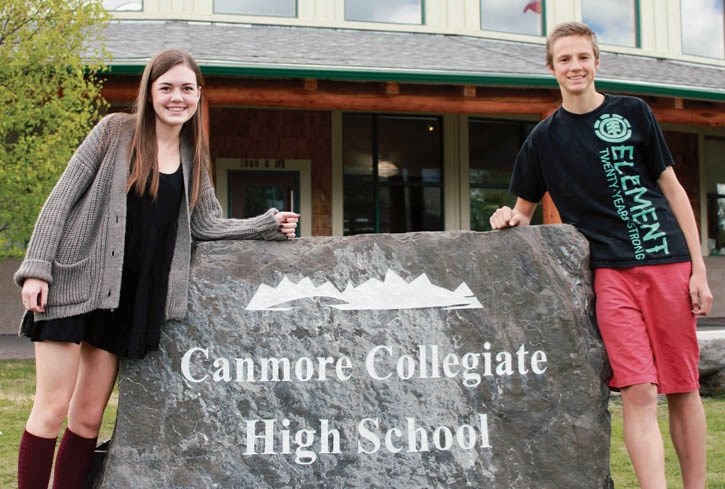 CCHS Grade 11 students Amy Evans and Lucas Fabbri will spend six weeks this summer at the University of Calgary, where they will take part in the Heritage Youth Researcher