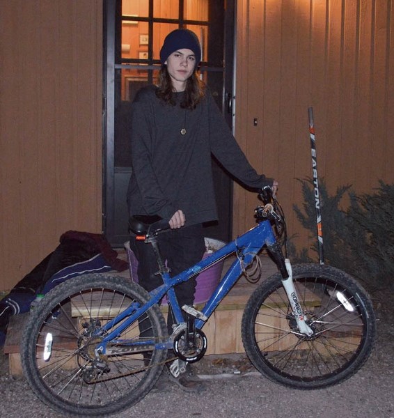 Canmore’s Ben Allan used his bike to fend off a "charging" cougar on Friday (Jan. 30) morning.