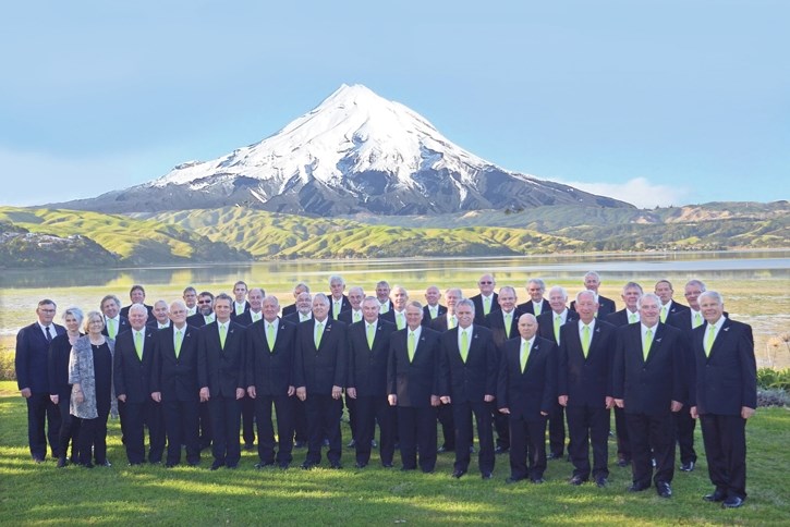 The New Zealand Male Choir.