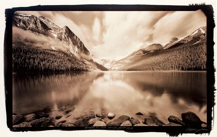 Sunrise Lake Louise by Allan King
