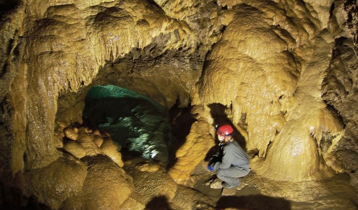 Explore caves vicariously with Dr. Chas Yonge.