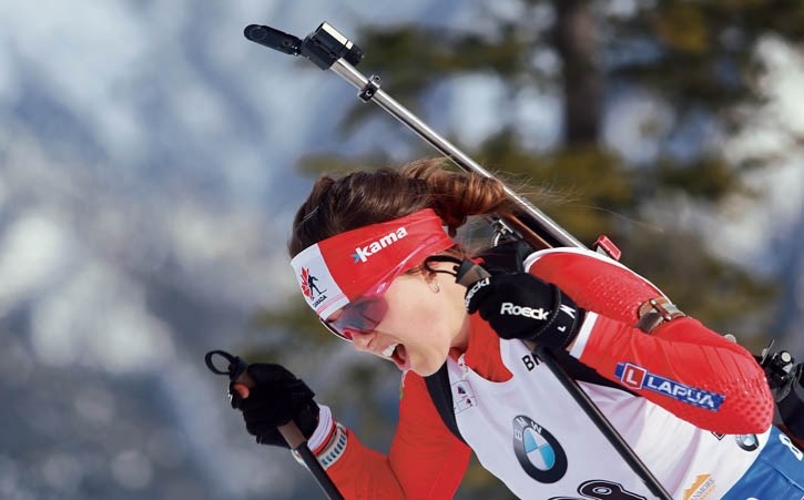 Julia Ransom was Canada’s top finisher, shooting clean on the way to 19th in Friday’s (Feb. 5) IBU World Cup Biathlon women’s 7.5 kilometre sprint at the Canmore Nordic