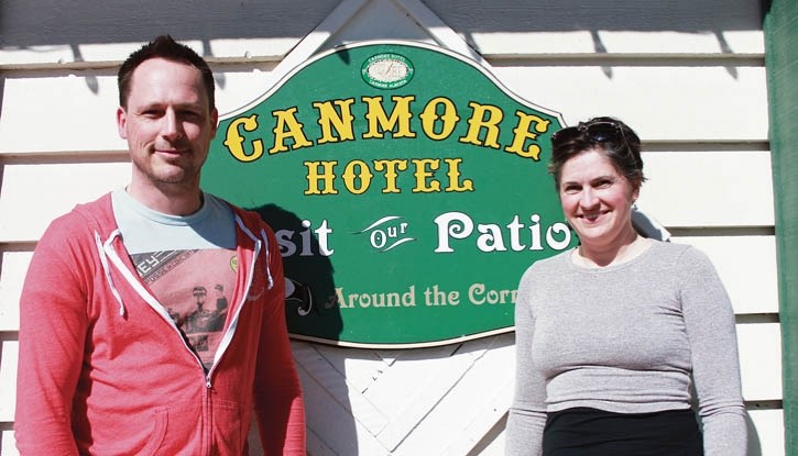 Larry and Denise Scammell have taken over operations at the historic Canmore Hotel