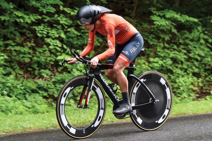 Sara Poidevin earned her first national cycling title Tuesday (June 27).