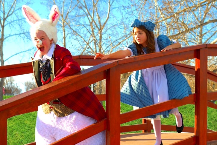 Alice in Wonderland is coming to the Stan Rogers Stage in Centennial Park in Canmore on August 25, 26 and 27.