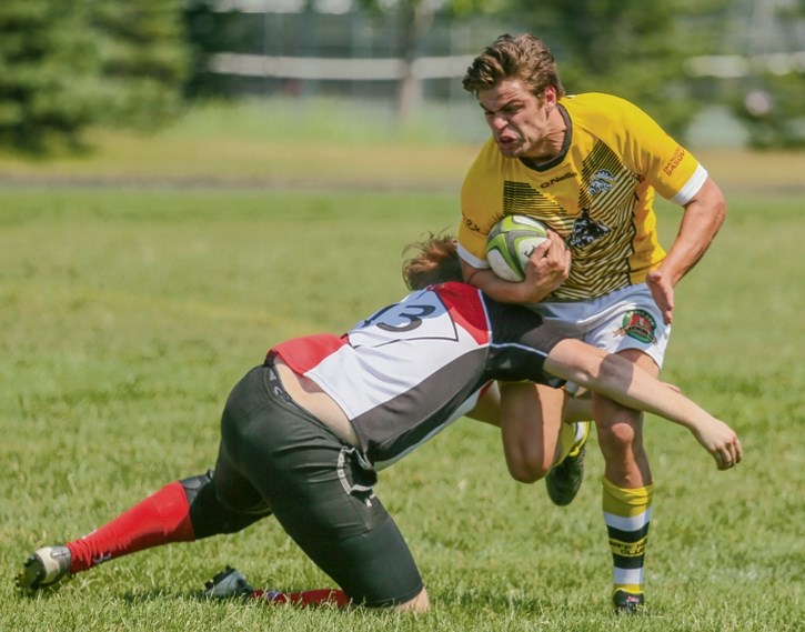 The Banff Bears take on the Knights at the Banff Rec Grounds on Saturday (July 29). The Bears delivered a 59-14 victory.