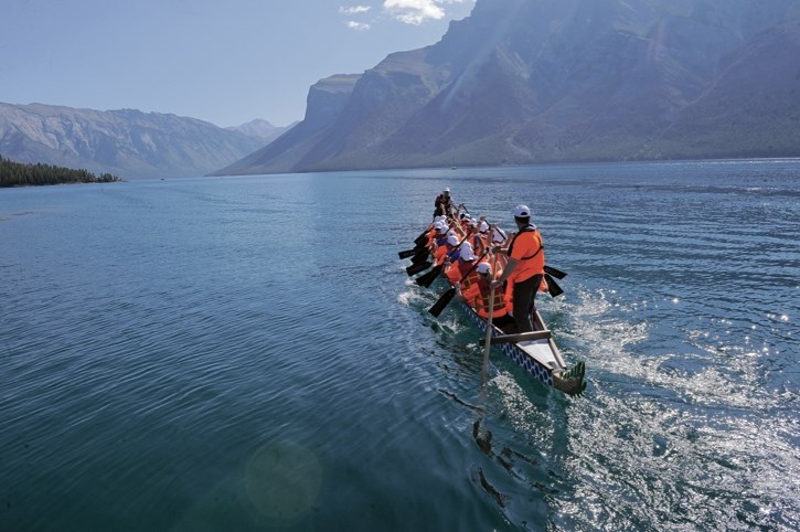 Dragon boat races are one of the special events that have come and gone in Banff.