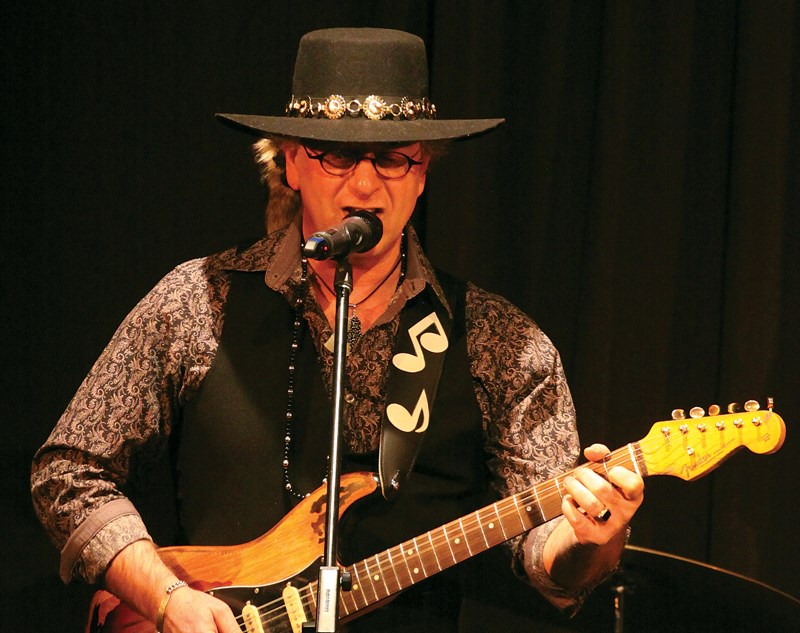 John Goulart as Stevie Ray Vaughan. RMO FILE PHOTO