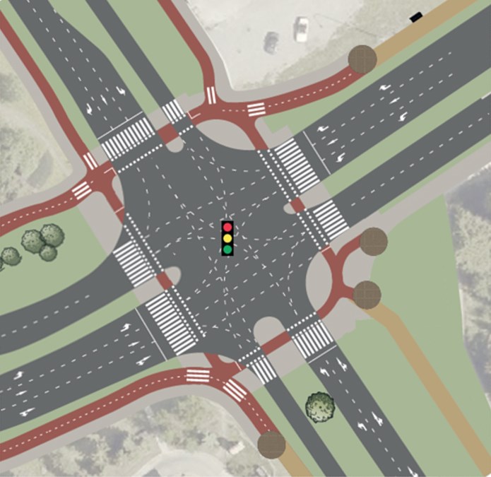 New intersection