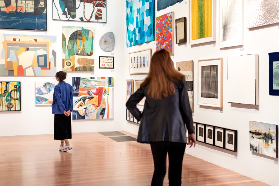 Installation Photography of “The de Young Open” at the de Young Museum.
September 2020. Photo by Gary Sexton. 