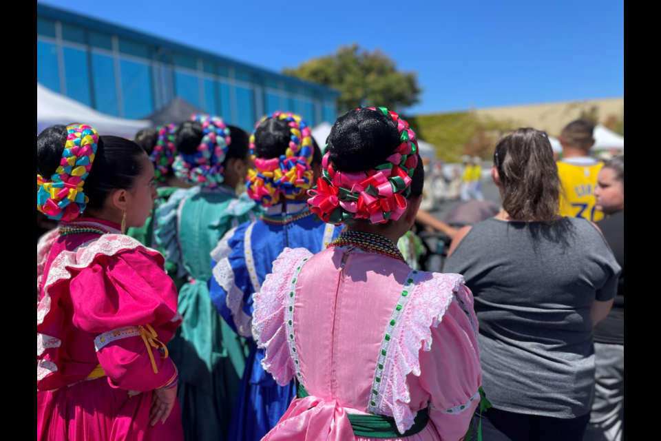 The North Fair Oaks Community Festival featured a range of traditional Latin American folklore dances.