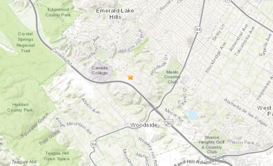 woodside-map