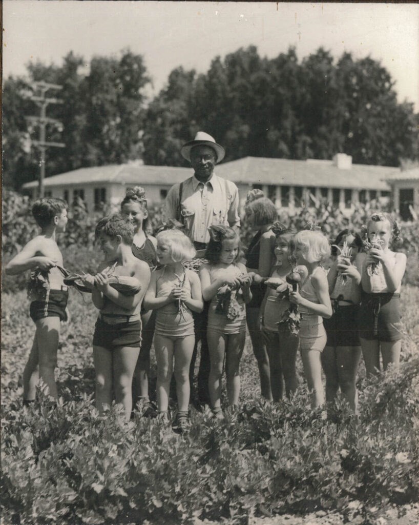 sam-with-the-children-he-took-care-of