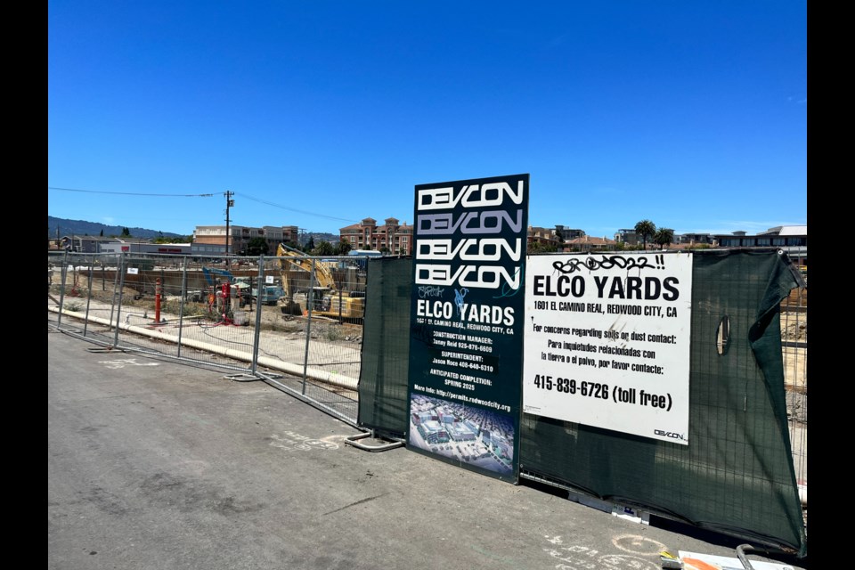 Elco Yards project site, El Camino