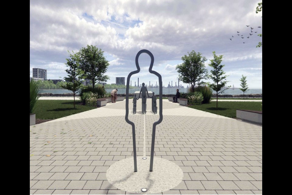 Proposed upgrades to the Centennial Park Missing Worker Memorial