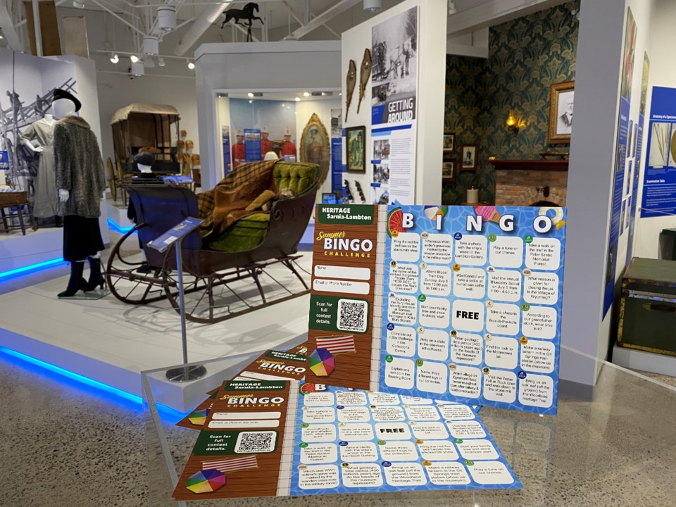 hsl-summer-bingo-challenge-cards-in-the-lambton-gallery-at-lambton-heritage-museum