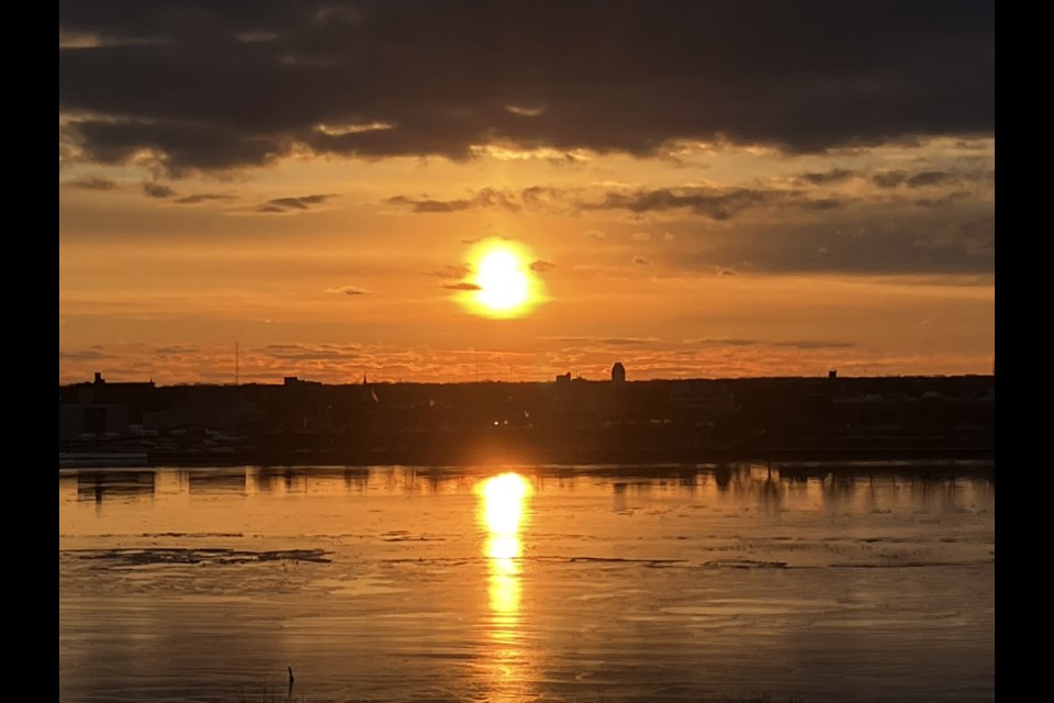Sunset on Sarnia Bay