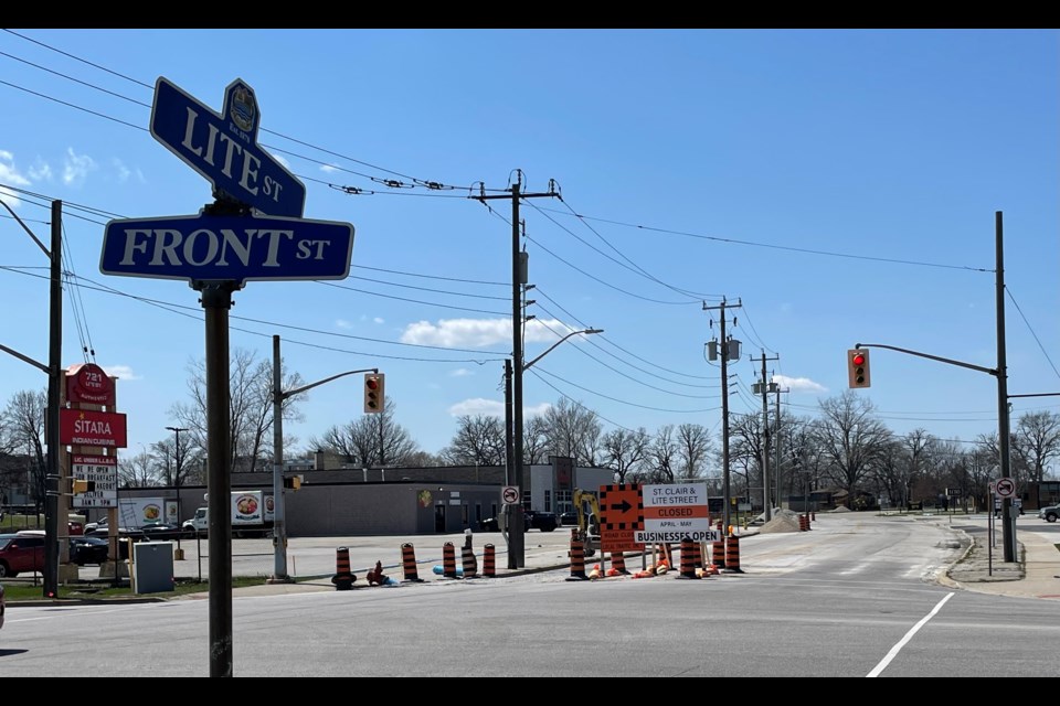 A large, five-block stretch of Lite and St. Clair streets from Front Street to Michigan Avenue will be rebuilt this summer. 