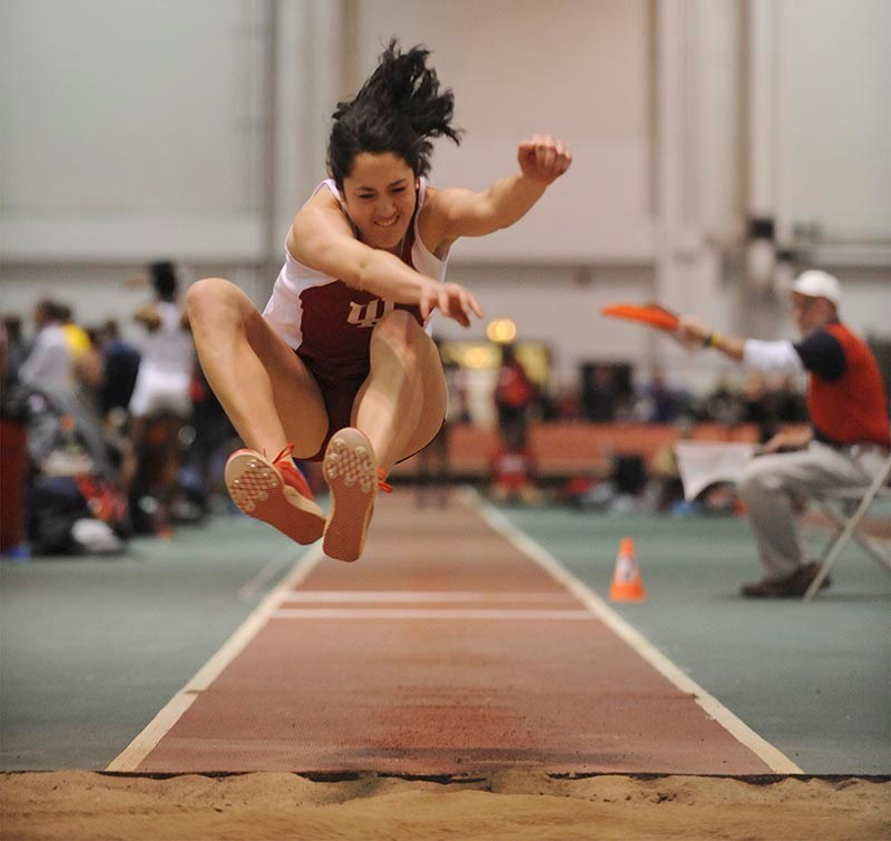 Danielle Quinn in action. Photo courtesy of Indiana University Athletics.