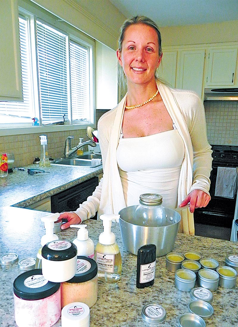 Jen Smith has returned to Sarnia and launched Wondermama Bodycare.Cathy Dobson
