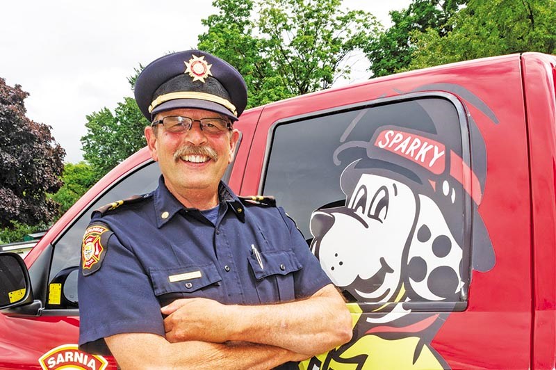 Tom Marshall is retiring from Sarnia Fire Rescue this month.Glenn Ogilvie