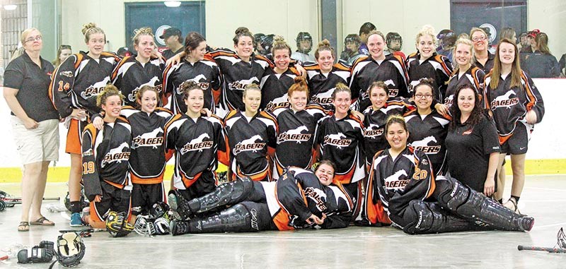 The Sarnia Pacers intermediate girls lacrosse team.Submitted Photo