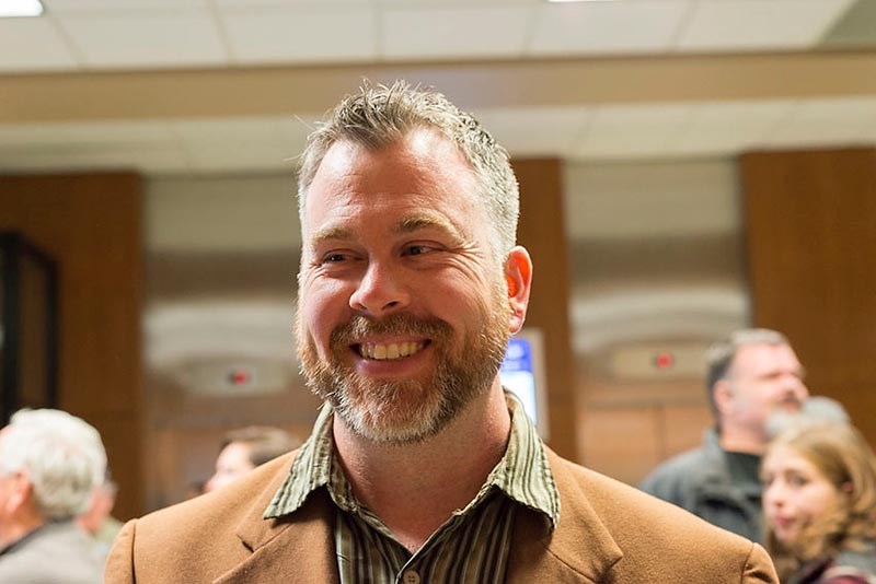 Brian White was all smiles after being elected to Sarnia council Monday night. White was the top vote-getting among 20 candidates seeking a city-only seat, a list that included two incumbents. Glenn Ogilvie