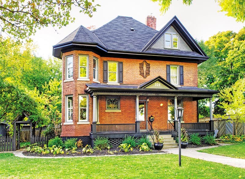 The single-family home at 329 Mackenzie St. following renovations.