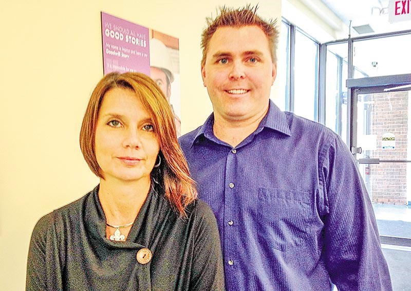 Tammy Ouellet and Rob Janoska of the Goodwill Career CentreMarco Vigliotti