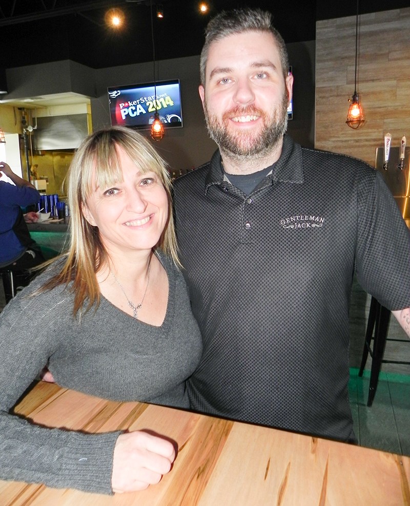 Liz Chartrand and Brendan Bain of the new Bains BBQ &amp; Smokehouse.Cathy Dobson