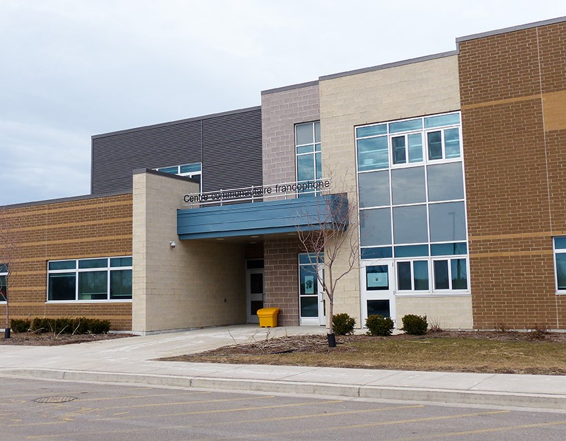The Francophone Community Centre on Rapids Parkway.