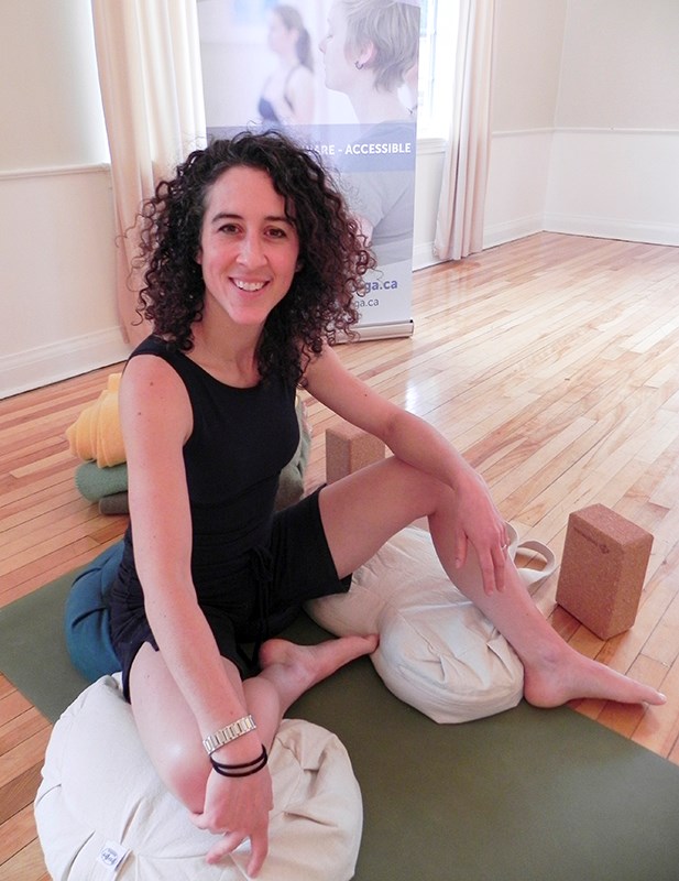 Leslie Pullen is the owner of Deep Roots Yoga.Cathy Dobson