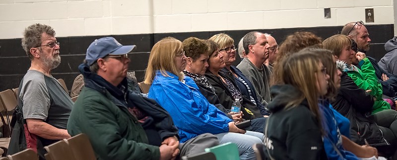 Public meeting held at St. Clair Secondary School for the closure of SCITS.